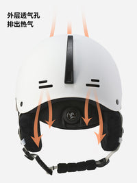 冷元素成人滑雪头盔抗冲击防风保暖防撞单双板滑雪装备护具25新款