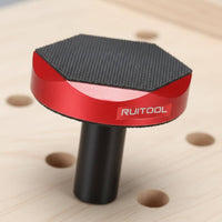 Aluminum Alloy Woodworking Bench Dog Double-Function Use Hexagonal Workpiece Stop Large Contact Area Workshop Accessory for Woodworkers, Carpenters, Garage