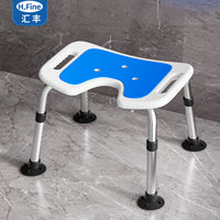 Foldable Shower Chair with Anti-Slip Aluminum Alloy Frame, 300kg Capacity