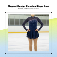 Teen girls' long sleeve skating dress