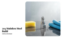 Stainless Steel Quick Connect Fitting Rust Resistant for Car Detailers