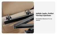 Car Headrest Tablet Mount Foldable Lengthen Able Car Tablet Bracket Rear Seat Amusement Mount Wide Compatibility