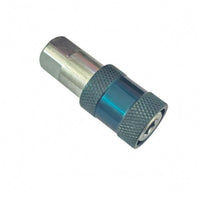 Knurled Grip Drill-Screwdriver Adapter Metal Hex Shank Socket Adapter Blue Body Driver Socket Adaptor Compact
