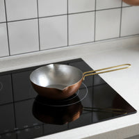 Milk Pan with Spout Compact Small Sauce Pan Stovetop-Ready Butter Warmer for Home Cooks, Kitchen