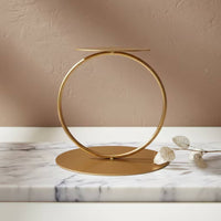 Open-Frame Cake Stand with Loop Support Flat Metal Cake Stand Sturdy Dessert Display Riser Long-Lasting for Parties