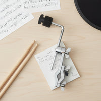 2 Pieces Adjustable Double Rod Clamp Long-Lasting Drum Extension Clamp Sturdy Music Hardware Heavy Duty for Drummers, Stage Performance