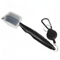 Long-Lasting Golf Club Brush with Retractable Cord Lightweight Golf Club Cleaning Brush Ergonomic Sturdy for Golfers