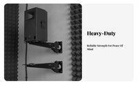 Universal Fit Wall Mount Speaker Bracket Professional Grade PA Speaker Wall Mount High Load Capacity Heavy Duty Audio Bracket Solid Steel Construction for DJs, Home Theater Enthusiasts, Professionals, KTV, Stage, Studio, Bar