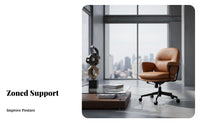 Highspinal support Upholstered managerial Chair 360-Degree rotate Upholstered Rolling Armchair Ergonomic Design Office Furniture Padded Seat for Home Users, Professionals, managerials, Study Room, Bedroom