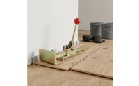 Flat Base Plate Flooring Installation Clamp Tool Red Grip Ratcheting Floor Clamp High Clamping Force