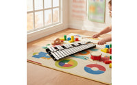 30-Note Xylophone Educational 30-Note Percussion Instrument Glockenspiel for Beginners, Home Practice