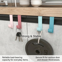 Living Room Hanging Hook Set for Students in a Dorm, Steel Storage for Bags and Coats, Removable S-Shaped for Kitchen Use