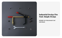 Tubeless Tire Removal Tool Single-Person Use Tire Bead Breaker Portable Bead Loosening Tool Labor-Saving Versatile for Garage