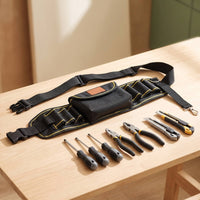 Tool Waist Bag Adjustable Waist Tool Bag Sturdy for Worksite, Electricians