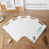 Aowen Zebra Sketch Paper for Drawing and Practice, 8K/4K, 160/180gsm, 20 Sheets/Bag