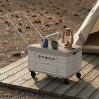 Foldable Storage Box Portable Trunk Storage Box Heavy Duty Home Organization for Picnic, Travel