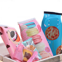 Creative Macaron Cookie Pencil Case Large Capacity Student Stationery Pouch