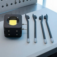 Watch Repair Lamp Four-Leg Base Curing Lamp Toggle Switches Adhesive Bottle Included for Watchmakers