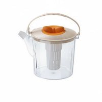 Food-Grade Material Iced Tea Creator with Handle Large Capacity Cold Brew Pitcher Leakproof Seal Refrigerator Drink Dispenser Leak-Proof for Families, Office, Outdoor, Picnic