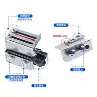 Adjustable Elastic Band Tool for Overlock Sewing Machine, Stainless Steel