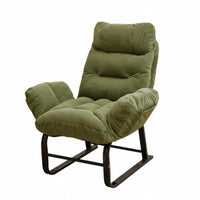 Adjustable Backrest Foldable resting Recliner Multi-Position Locking Reclining Chair Ergonomic Lounge Seat Padded Headrest for Adults, Office Workers, Seniors, Living Room, Indoors, Bedroom, Balcony