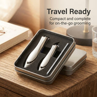 Nail Set for Men with Storage Case, Grooming Kit for Home Use Personal Care, Manicure with Cuticle Scissors