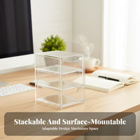 Compartment Organizer Box lint-unrestrictedproof Household Storage Compartmentalized Design