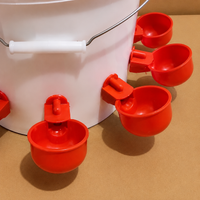 Chicken Waterer for Hobby Chicken Keepers, Chick Waterer 9kg with Hole Opener, Bird Waterer for Garden, Durable Waterer Bowl