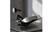 Floor-Mounted Kick Drum Pedal with Adjustable Beater Compact Bass Drum Pedal with Chain Drive Heavy-Duty Sturdy for Drummers, Beginners, Practice Rooms, Rehearsal Areas