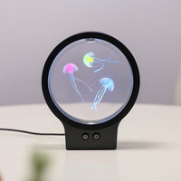 Jellyfish Lamp USB Powered Jellyfish Light Color Changing Aquarium Lamp for Bedroom, Office Desk, Living Room