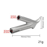 Non-Stick Stainless Steel Fusing Nozzle High Temperature Resistant Stainless Steel Heat Tip Rustproof Hot Fusing Tip Long-Lasting for Car Bumper Repair, Vinyl Flooring Installation