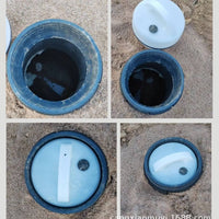 养猪场水泡粪漏粪塞新型免胶粘碗式高桶地漏橡胶加厚排污阀锥形