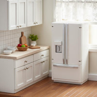 Dollhouse Kitchen Fridge Opening Doors 1:12 Scale Refrigerator Pull-out Drawer Miniature Refrigerator for Collectors