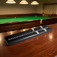 Recessed Track Cue Sports Score Counter Black Slider Score Board Plastic Billiard Scoreboard White Numbers