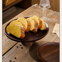 Elevated Design Chinese Design Cake Display Stand Food Safe Round Afternoon Tea Tray Stable Base High-Foot Dessert Stand Easy to Clean for Parties, Weddings