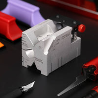 Multi-Purpose Round Rod Drill Guide Compact Size Model Assembly Base Precise Positioning Model Cutting Block Stable Clamping for Hobbyists, Workbench