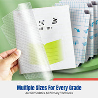 Auto Transparent Matte Book Cover, Protective Sleeve for Student Workbook, Waterproof, Jiangsu