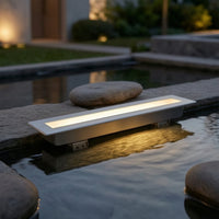 Underwater Light Housing Stainless Steel Recessed Light Housing Easy Installation Long-Lasting for Water Features, Ponds