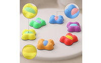 6 Pieces Stepping Stone with Textured Insert Non-Slip Toy Low-Height