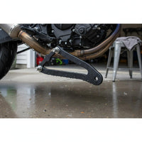 Rear Footpeg Removal Bracket Aluminum Alloy Exhaust Hanger Bracket Lightweight Motorcycle Part for Motorsport Activities