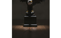 Eagle Figurine Antique-Look Eagle Sculpture Resin for Collectors, Art Lovers, Office, Living Room, Shelf