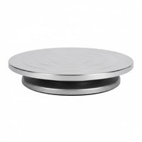360 Degree Rotation Pottery Banding Wheel Silent Fluid Rotation Pottery Turntable Sturdy and Long-Lasting Sculpting Turntable Anti-Slip Design for Potters, Sculptors, Hobbyists, Display