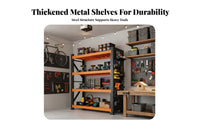 Pegboard Storage Rack High Capacity Pegboard Tool Shelf Steel Construction Heavy Duty Tool Shelf for Mechanics, DIY Enthusiasts, Warehouse