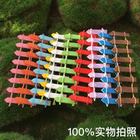 Miniature Wooden Fence for Micro Landscape Decor, Succulent Garden Ornament, White Picket Fence