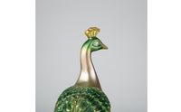 Peacock Vino Rack Ornate Peacock Vino Holder Eye-Catching for Home Bar
