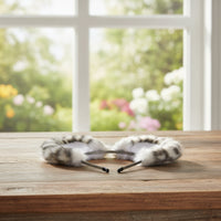 animal Ear Headband Furry animal Feline Ears Headband Soft Hairband for Cosplayers, Cosplay, Halloween, Photo Shoots