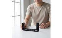 Camera L-Plate Wood Handle Ergonomic Design Wooden Grip L-Bracket Wood Grip Camera Handle Complete Accessibility to Ports