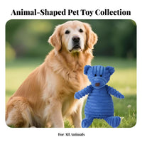 Corduroy Toy Gums Grinding Corduroy Animal Dog Toy Training Tool for Young Dogs, Puppy Owners