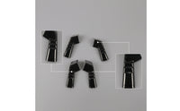 4 Pieces RV Drainage Diverter White RV Gutter Extension Extended for Motorhome