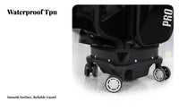 Airline-Friendly Hard Shell Golf Travel Bag Hands-Unrestricted Design Golf Travel Bag with Wheels Extra-Large Capacity for Airports, Storage